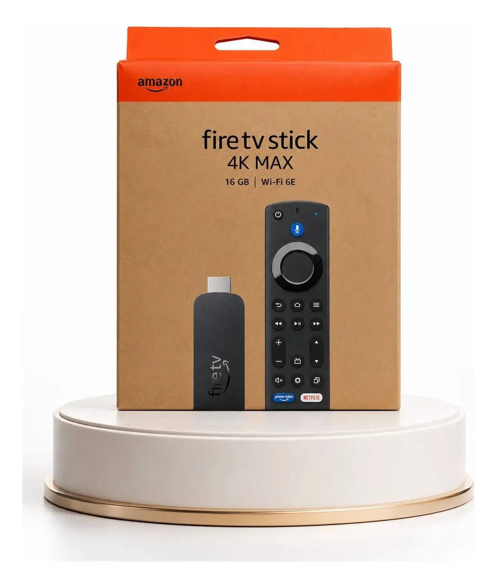 Amazon Fire Tv Stick 4k Max 2ª Geração 16gb Wifi 6e (O mais Recente)
