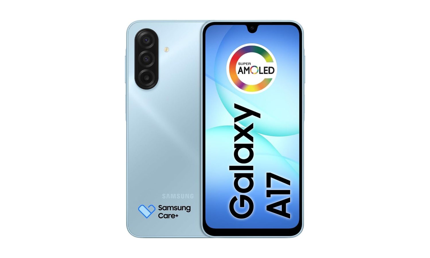 Celular Samsung Galaxy A17, 128GB, 4GB, 50MP Tela 6.7", IP54 - Azul