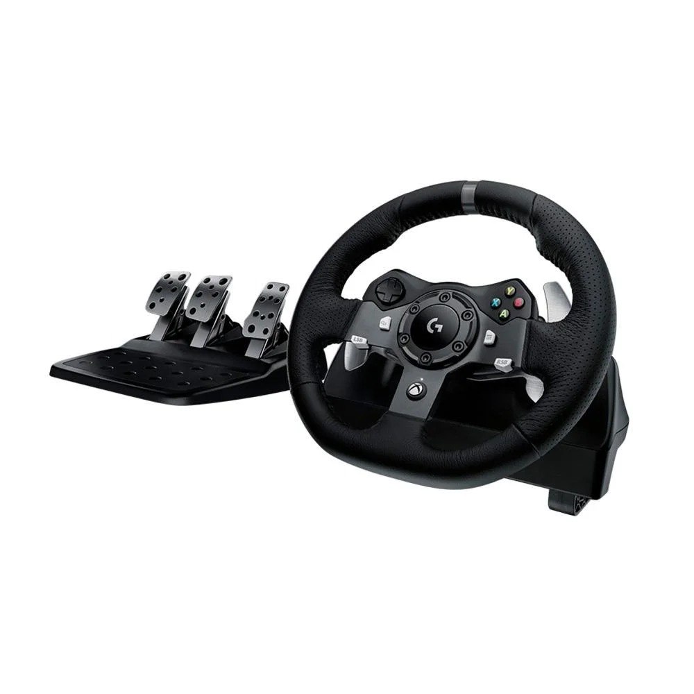 Volante Logitech G920 Driving Force para Xbox Series X|S, Xbox One e PC