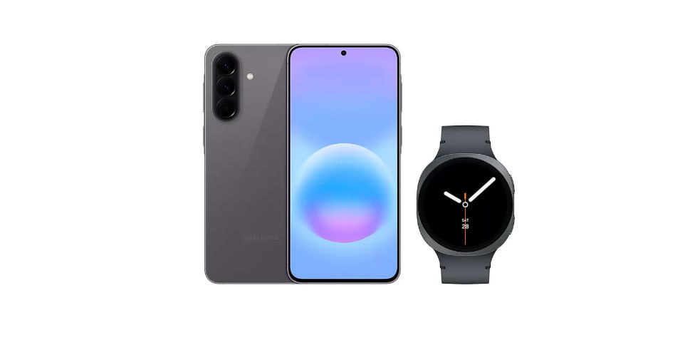 Galaxy A57 5G (128GB) - Cinza + Galaxy Watch8 BT 40mm - Grafite