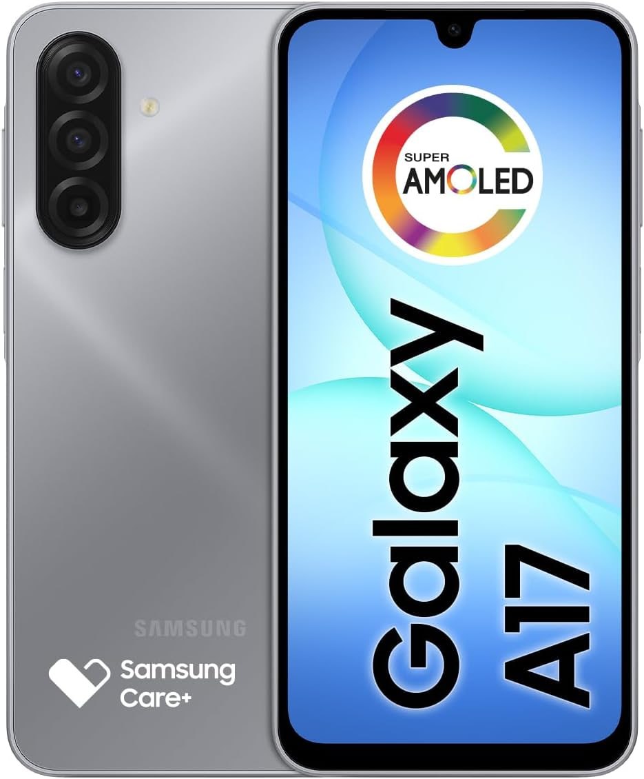 Celular Samsung Galaxy A17, 128GB, 4GB, 50MP Tela 6.7", IP54 - Preto