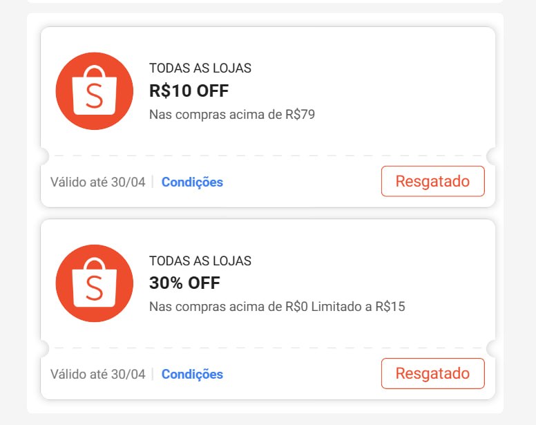 NOVO CUPOM SHOPEE - NOVOS CUPONS LIBERADOS PRA COLETAR!