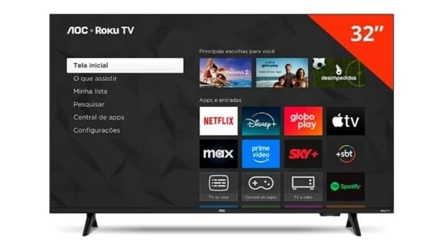 Smart TV LCD LED AOC 32" HD