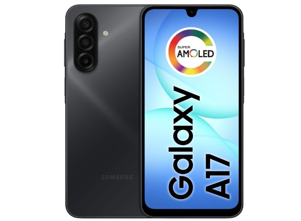 Celular Samsung Galaxy A17, 256GB, 8GB, 50MP Tela 6.7", IP54 - Preto