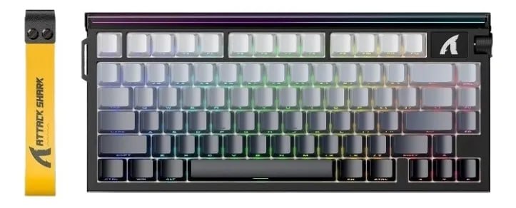 Teclado Gamer Attack Shark R85he Mecânico Usb