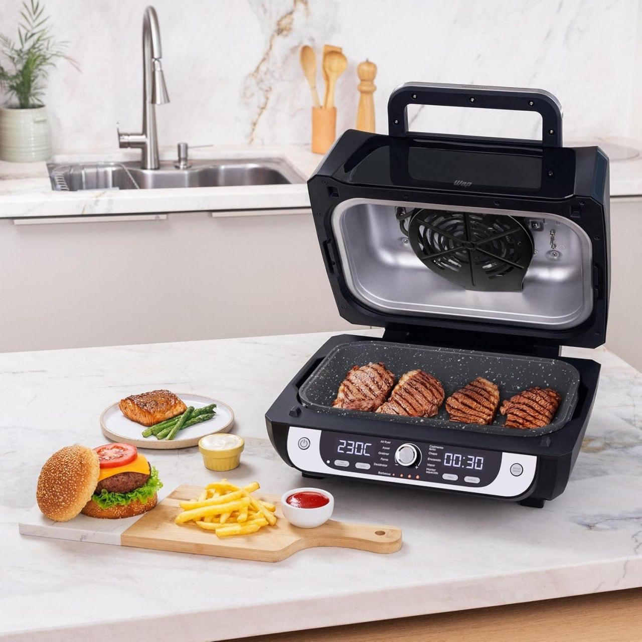 Air Fryer WAP Barbecue Digital 12 em 1 10 Litros 1700W