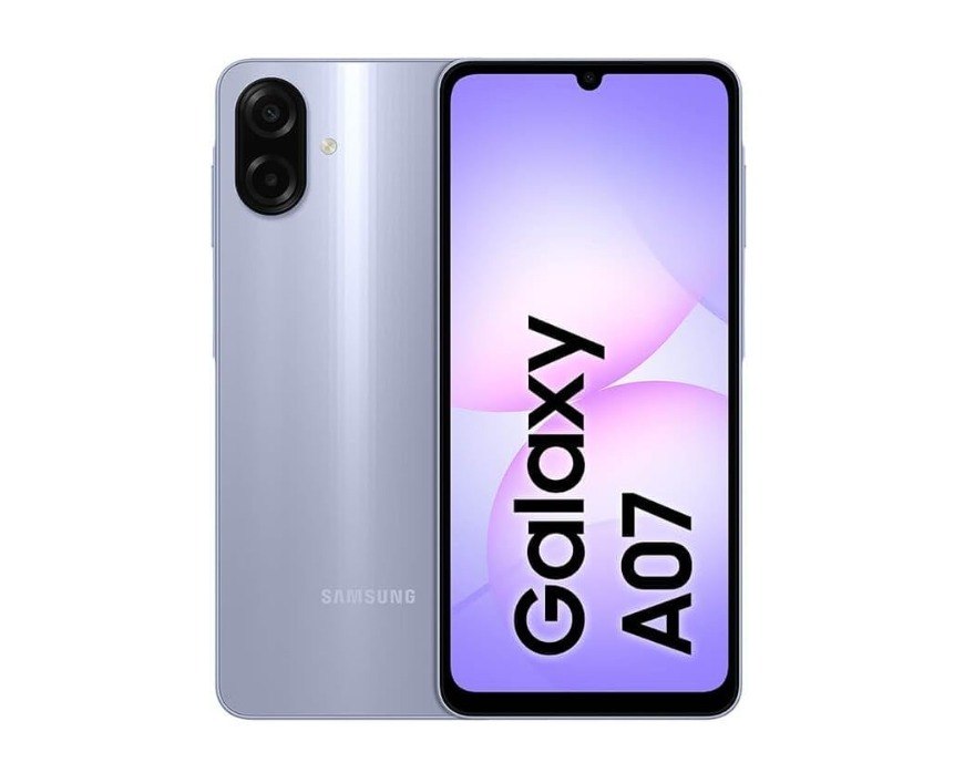 Celular Samsung Galaxy A07 128GB, 4GB, Câm. 50MP, Tela 6.7"- Violeta
