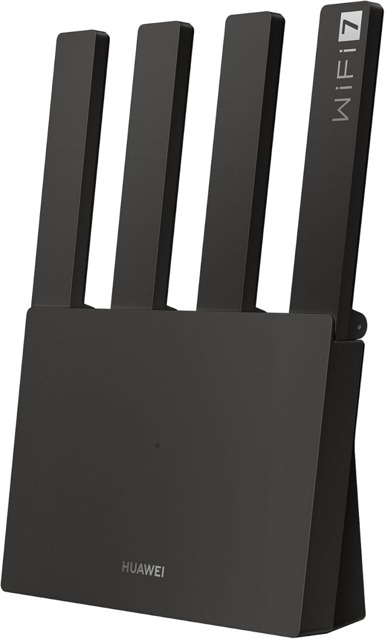 Roteador HUAWEI WiFi BE3, Wifi 7, 3.6 Gpbs Dual-Band Wi-Fi 7, Visualização de Diagnóstico, Controle Parental, Preto