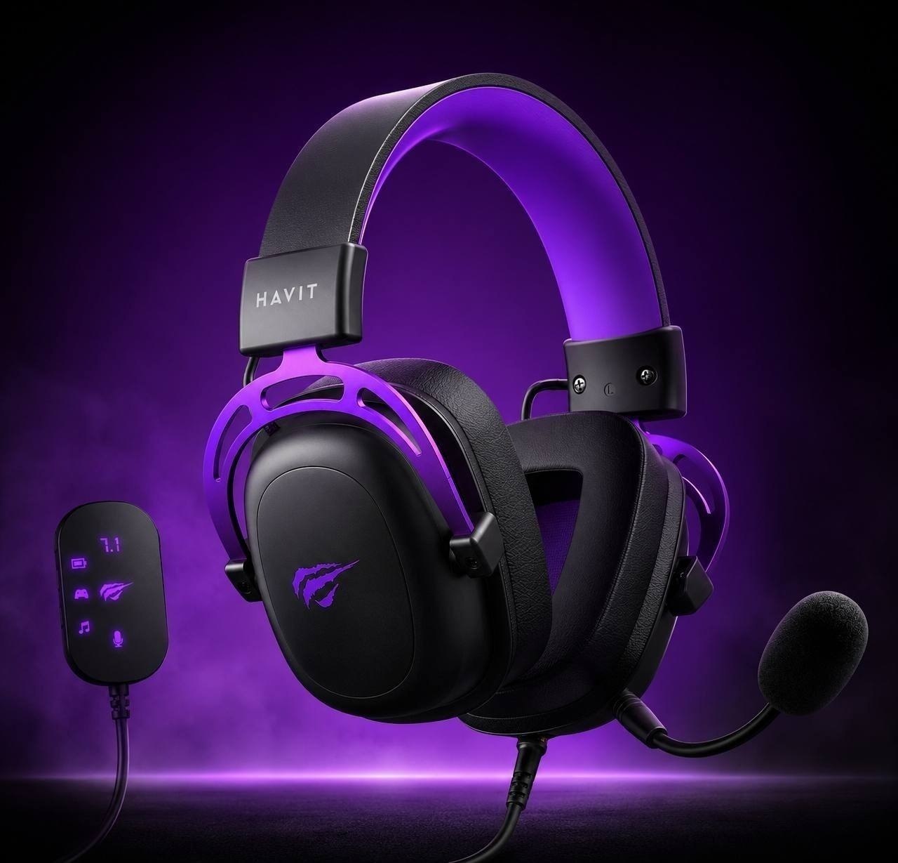 Headset Gamer Havit H2002c+u Usb P2 Drivers 53mm