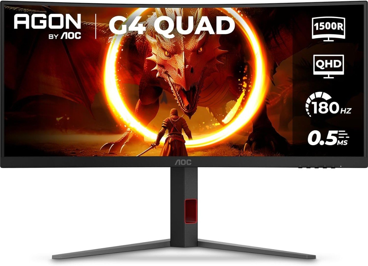 Monitor Gamer Curvo AOC Gaming U34G4C 34" WQHD