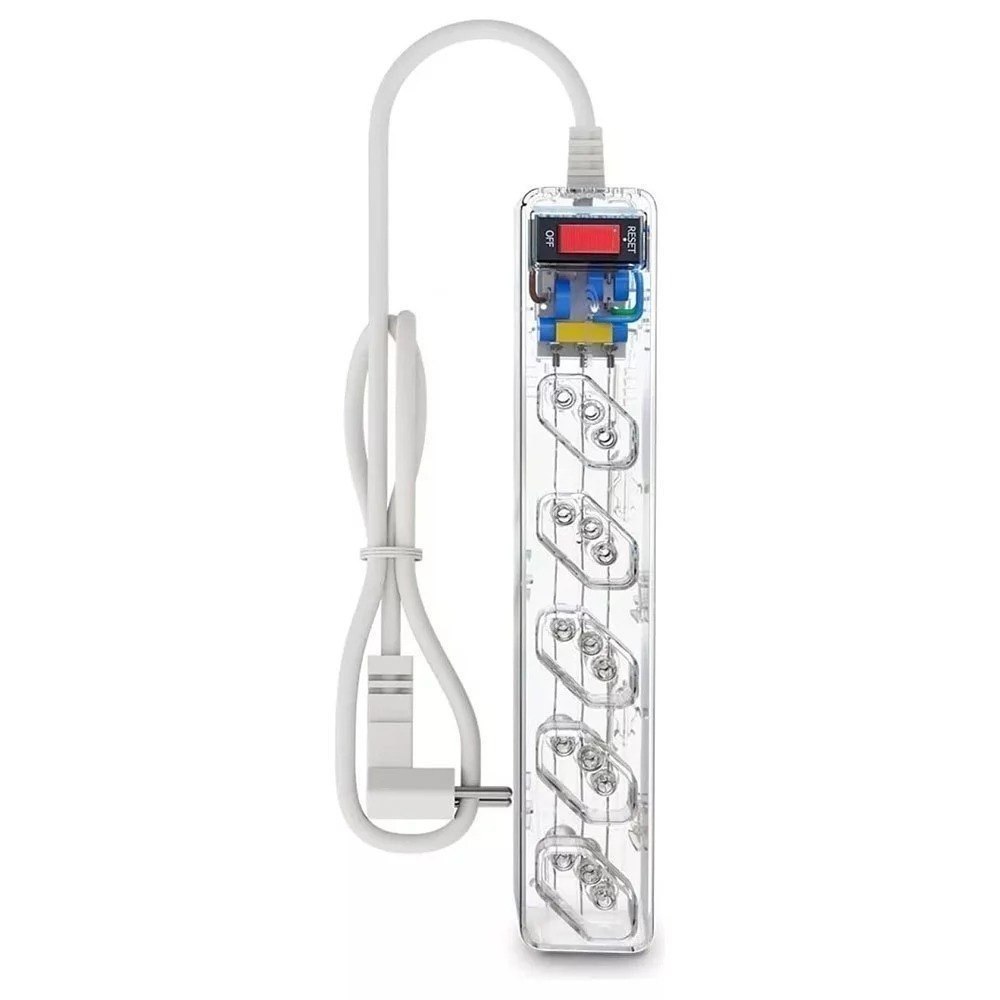 iCLAMPER Energia 5 com Tecnologia LCF para 5 Tomadas