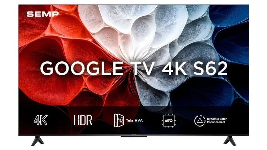 Smart Tv Semp 43" LED 4k UHD Google Tv Bluetooth Wifi HDR