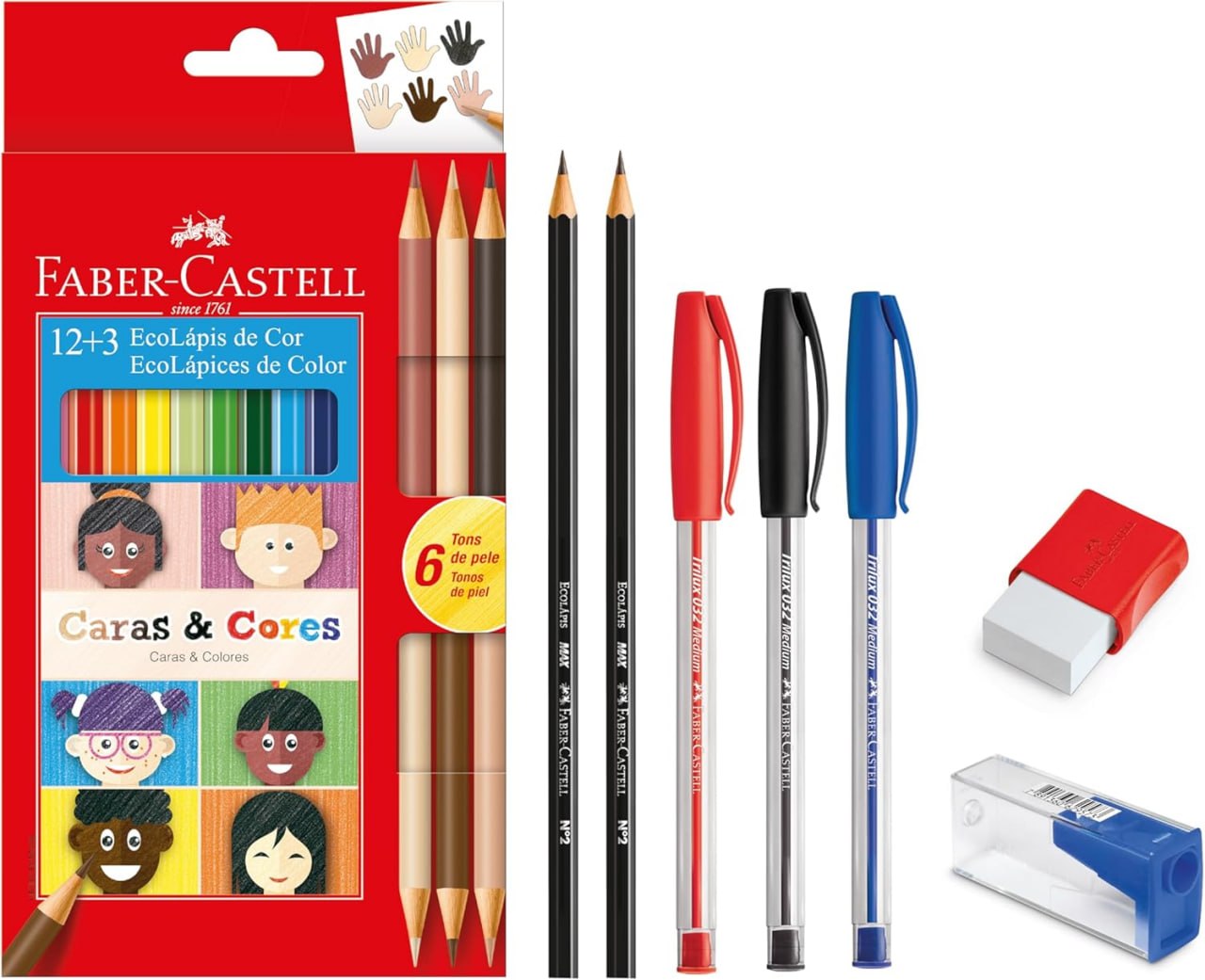 Kit Clássicos, 370514, Faber-Castell, 22 peças, *Edição Limitada