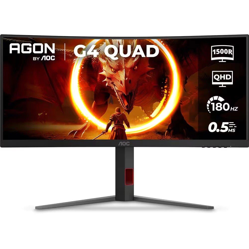 Monitor Gamer Curvo AOC Gaming U34G4C 34" WQHD