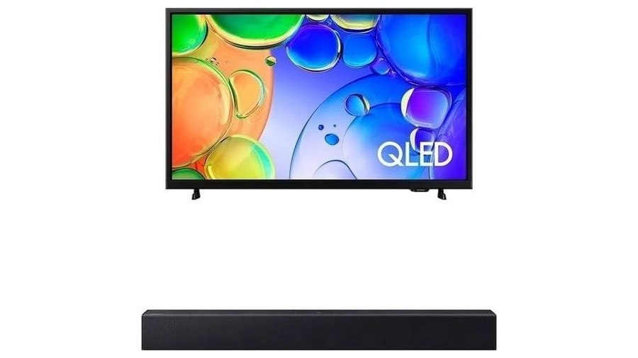 Samsung Combo Smart TV 43" QLED Full HD Q5F + Soundbar HW B400F