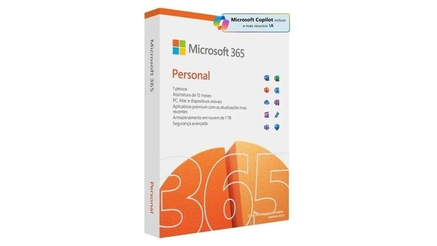 APP - Microsoft 365 Personal Office 365 apps 1TB - 1 Usuário Assinatura Anual