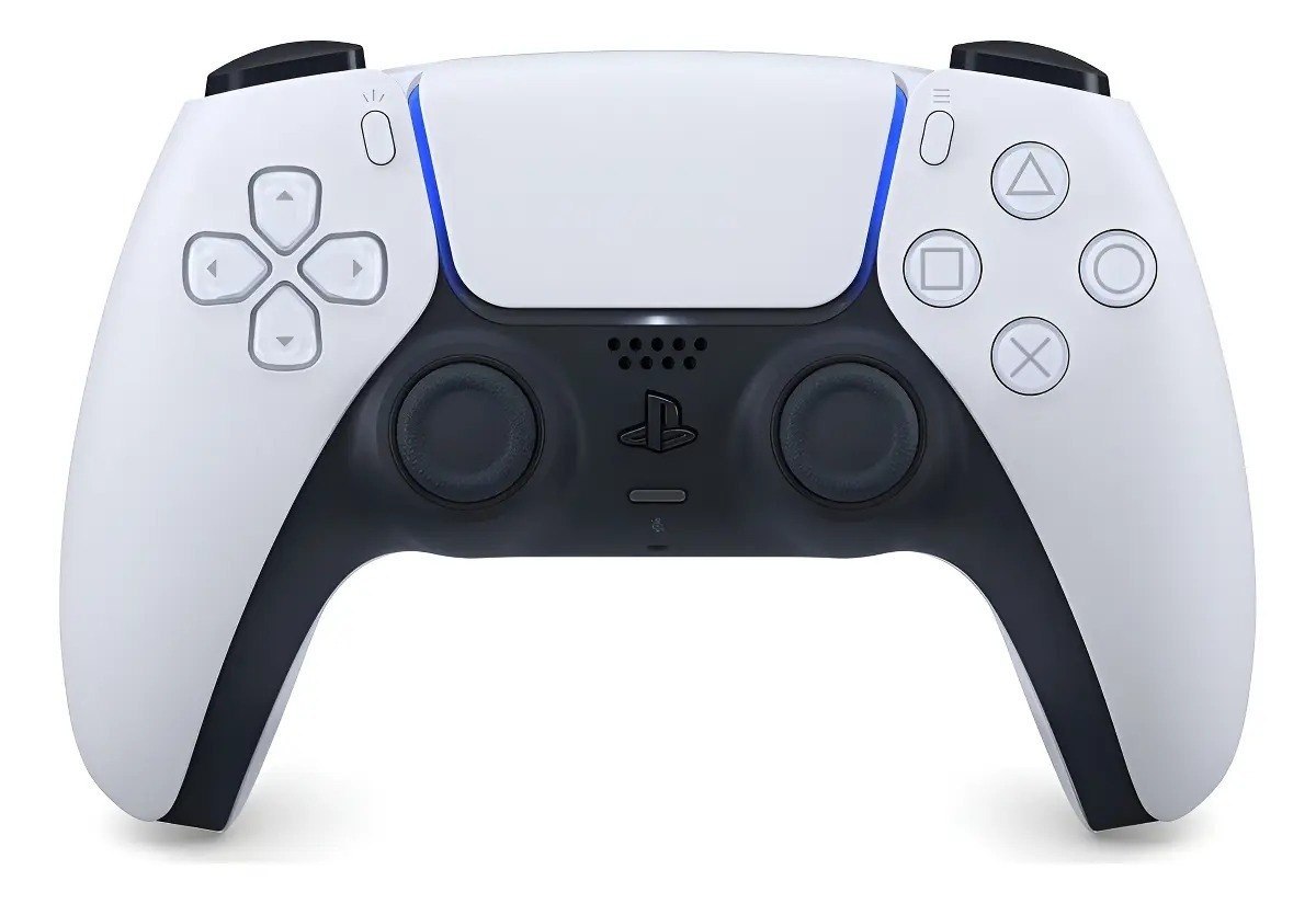 Controle Joystick Sem Fio Sony Playstation Dualsense Branco