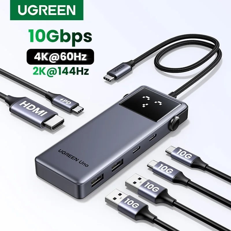 Ugreen Usb-C Hub 5-In-1 100W Pd 4K60hz Hdmi