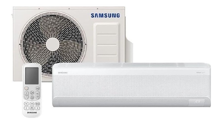 Samsung Ar Condicionado Split Inverter Windfree Ai Pro 12.000 BTUs Quente/Frio 220V Branco