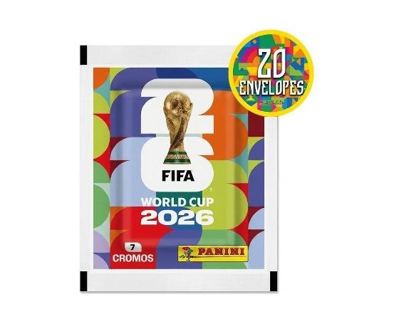 Kit 140 Figurinhas Do Álbum Copa Do Mundo 2026- 20 Envelopes - Mercado Livre