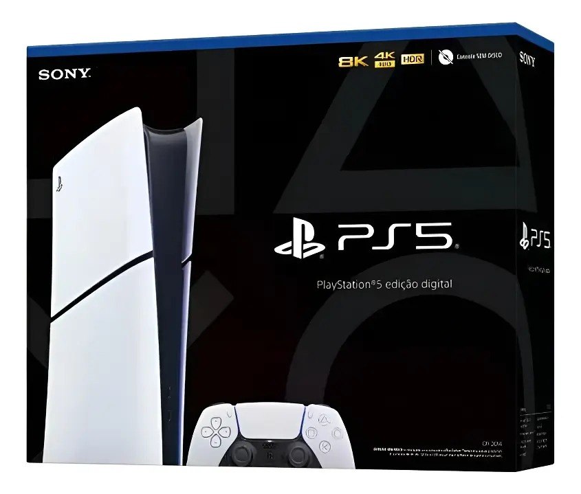 Console Playstation 5 Slim Digital 825Gb Branco