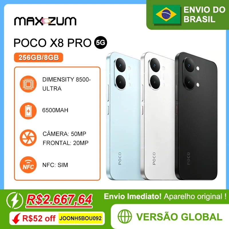 Celular Xiaomi Poco X8 Pro 256/8