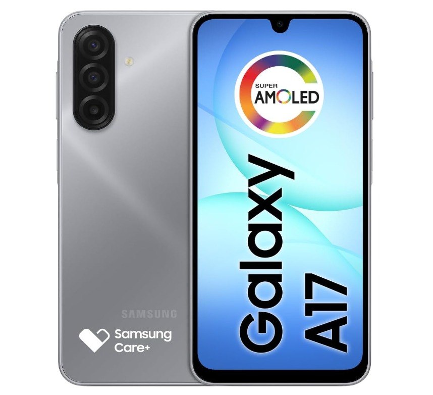Celular Samsung Galaxy A17, 128GB, 4GB, 50MP Tela 6.7", IP54 - Cinza