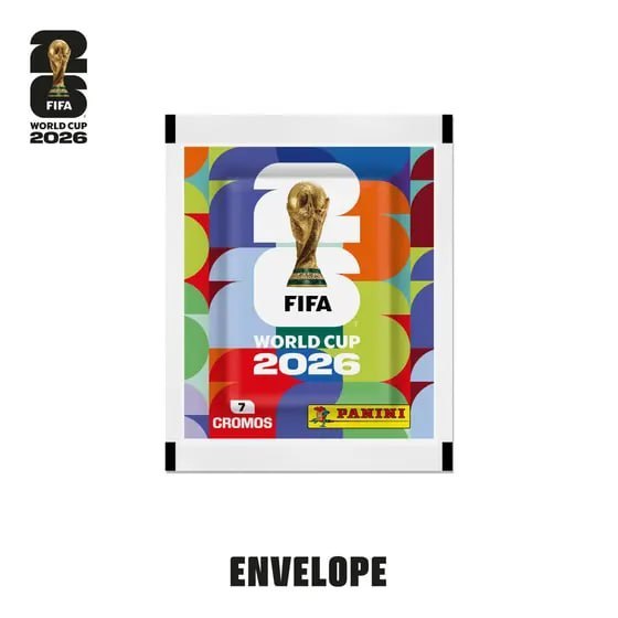 Blister com 12 Pacotes de Figurinhas Copa do Mundo FIFA 2026 EUA