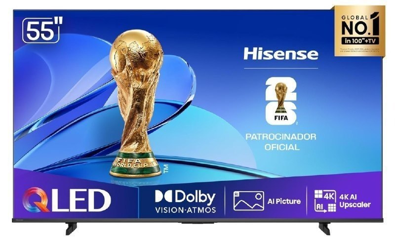 Hisense Smart TV UHD 4K QLED 55" Polegadas 55Q6QV