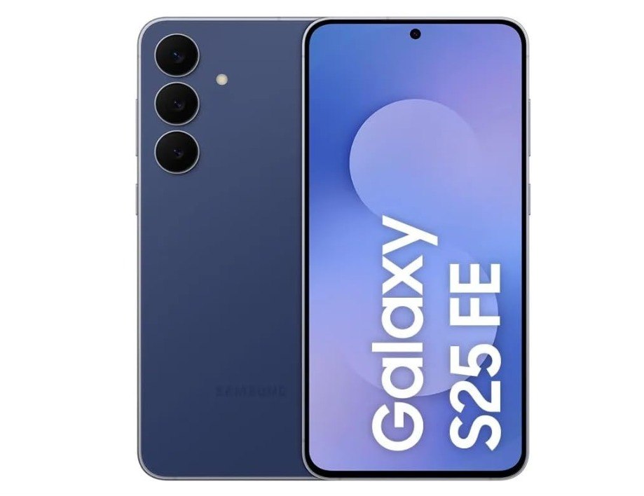 Celular Samsung Galaxy S25 FE 5G, 128GB, 8GB, Câmera Tripla - Azul Marinho