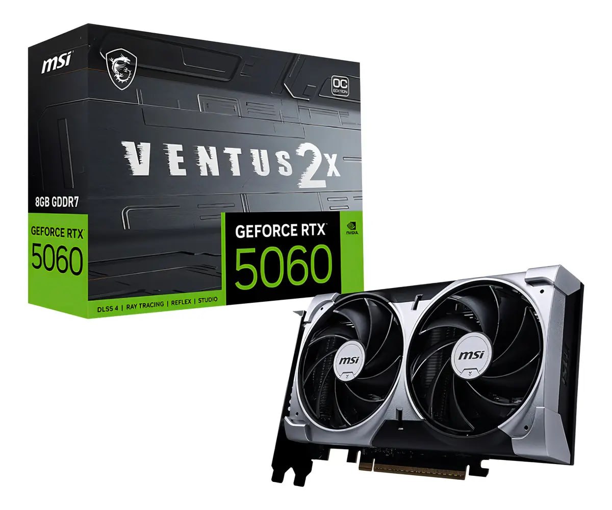 Placa De Vídeo Msi Rtx 5060 8gb Oc Gddr7