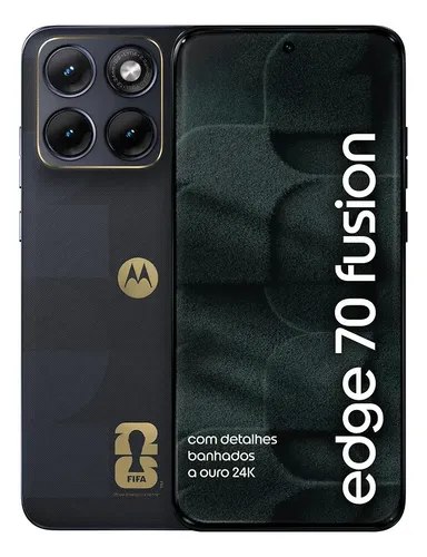 Celular Motorola Edge Fusion 70 5G Fifa World Cup Collection 256GB 24GB (12GB RAM + 12GB RAM Boost)