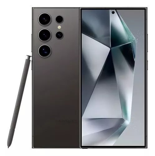 Smartphone Samsung Galaxy S24 Ultra, Galaxy AI, Selfie de 12MP, Tela de 6.8" 1-120Hz, 256GB, 12GB RAM - Titânio Preto