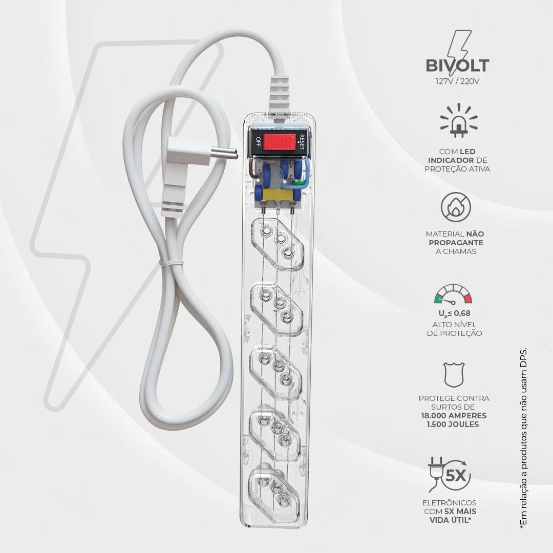 Filtro de Linha DPS iClamper Energia 5