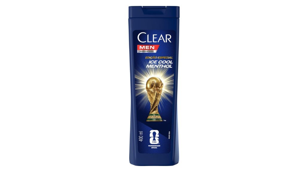 Clear Men Shampoo Anticaspa Ice Cool Menthol 400ml