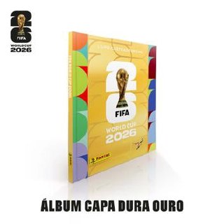 Álbum de Figurinhas Capa Dura Ouro Copa do Mundo FIFA 2026 EUA Panini