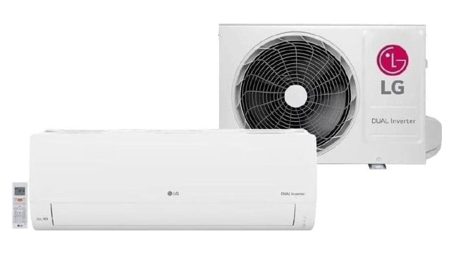 LG Ar Condicionado Split LG AI Dual Inverter Compact 9000 BTU/h Frio S3-Q09AAQAK - 220 Volts