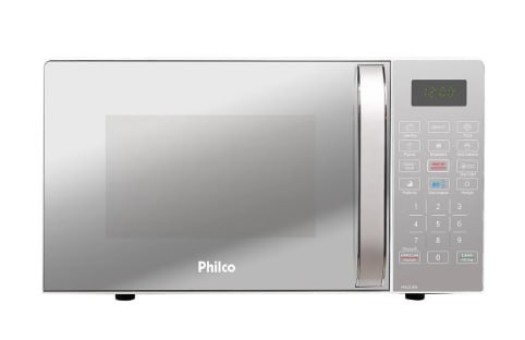 Micro-ondas Philco PMO23EB Limpa Fácil 20L Potência de 1100W