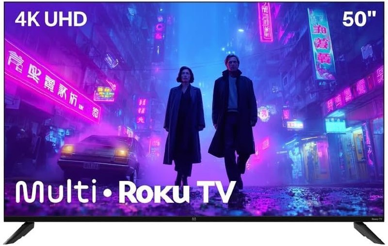 Smart Tv 50" Roku Multi 4K | Compatível com Alexa e Google Home
