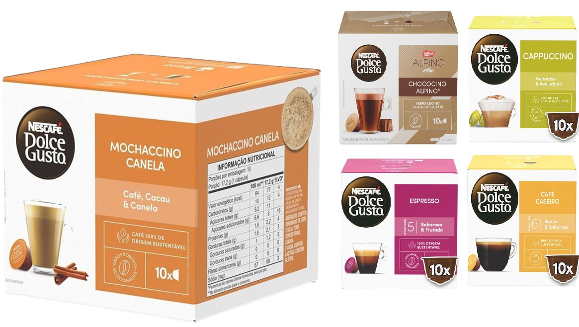Dolce Gusto Nescafé Café Em Cápsula 10 Unidades 178g