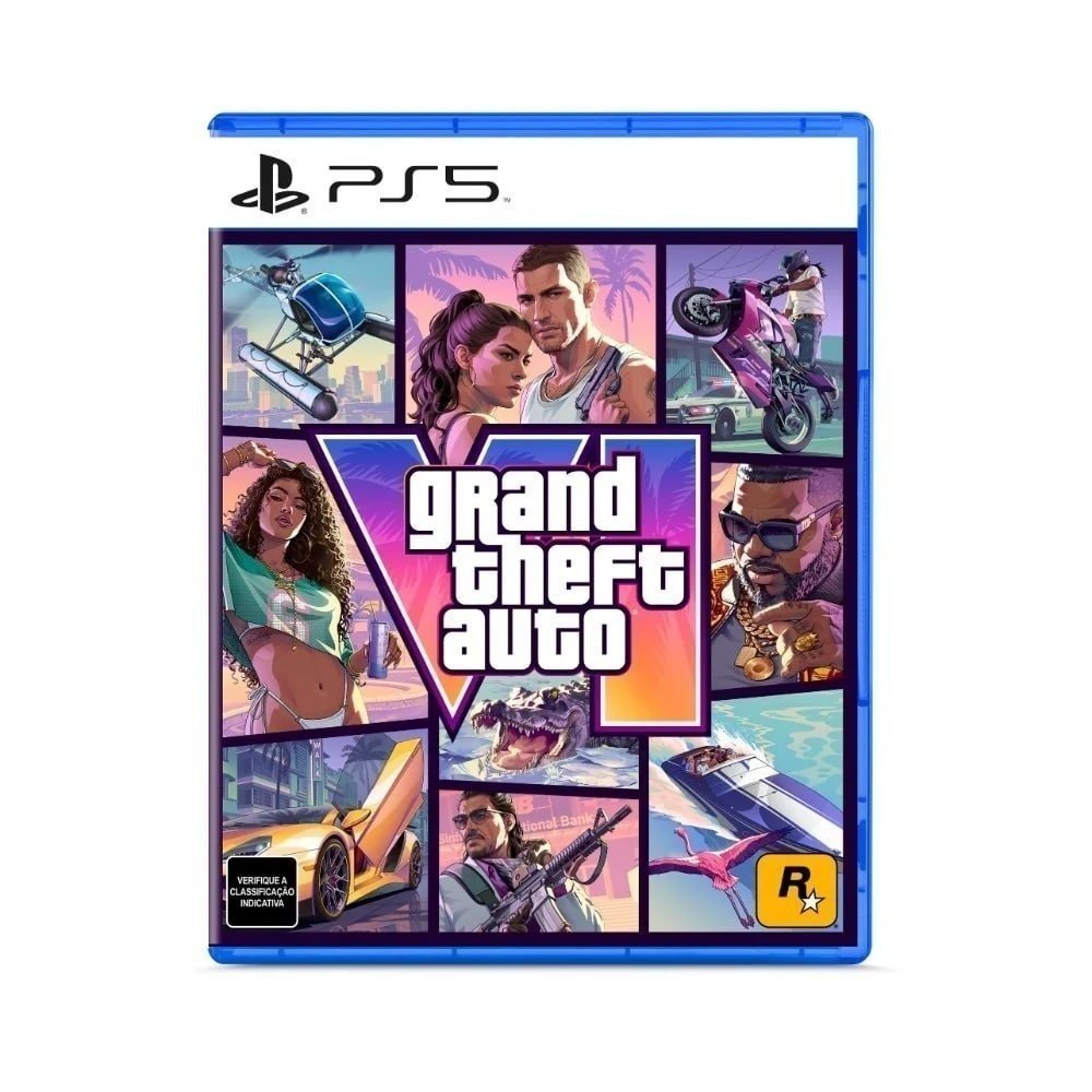 PRÉ VENDA) Jogo Grand Theft Auto GTA VI 6, PS5 - TT000272PS5