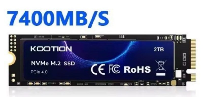 SSD NVME 2TB Kootion X16 Plus 7400MB/s