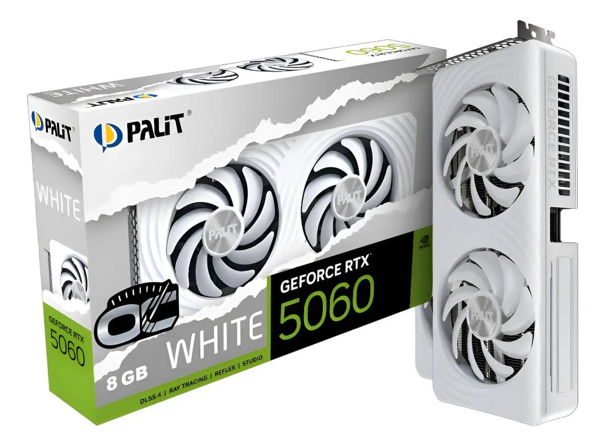 RTX5060 Placa De Vídeo Palit Nvidia Rtx 5060 Dual Oc 8gb Gddr7