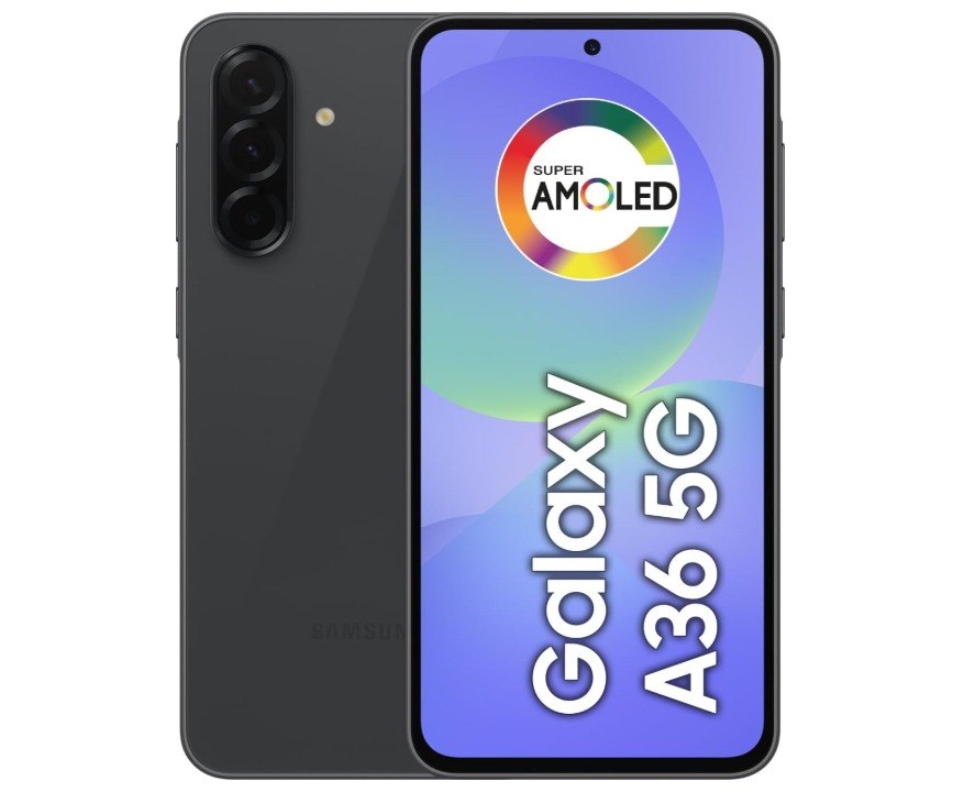 Celular Samsung Galaxy A36 5G 256GB, 8GB RAM, Recursos AI (Preto)