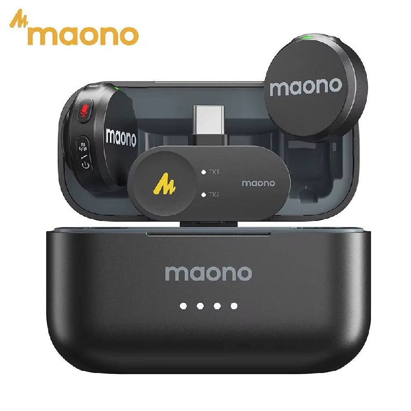 Microfone Lavalier Sem Fio MAONO Wave T5