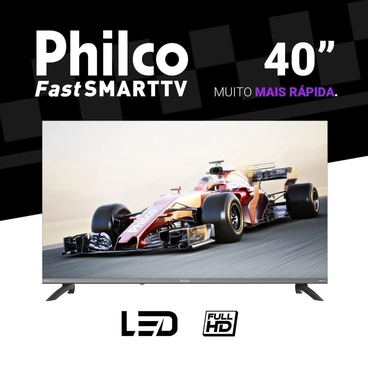 Smart Tv 40" Philco Roku Tv HDR10 | Dolby Áudio, P40CRA