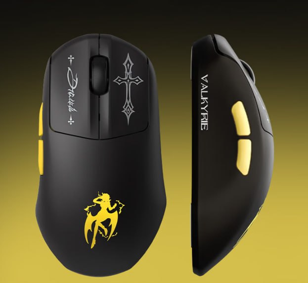 Mouse Valkyrie Vk M5, PAW 3395, Microinterruptor Óptico Tri-mode e Dual 8K
