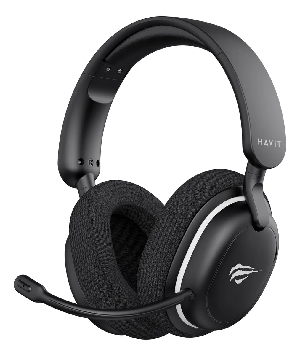Headset Gamer Havit Fuxi H7se Sem Fio 2.4ghz/ Bluetooth