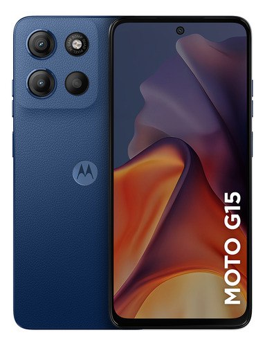 Celular Motorola Moto G15, 12GB(4GB Ram+8GB Ram Boost), 128GB, Tela 6,7