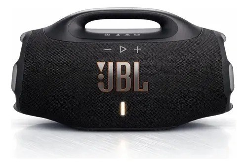 Caixa de Som JBL Boombox 4 Bluetooth, Preta | Som JBL Pro, AI Sound Boost, Graves Personalizáveis, Bateria de até 34h, IP68, Áudio Lossless